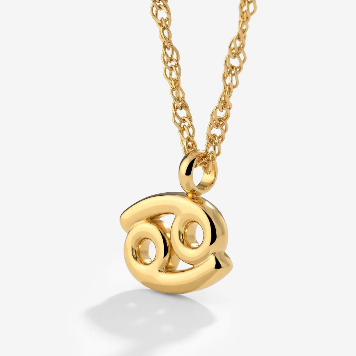 Cancer Bubble Necklace Gold