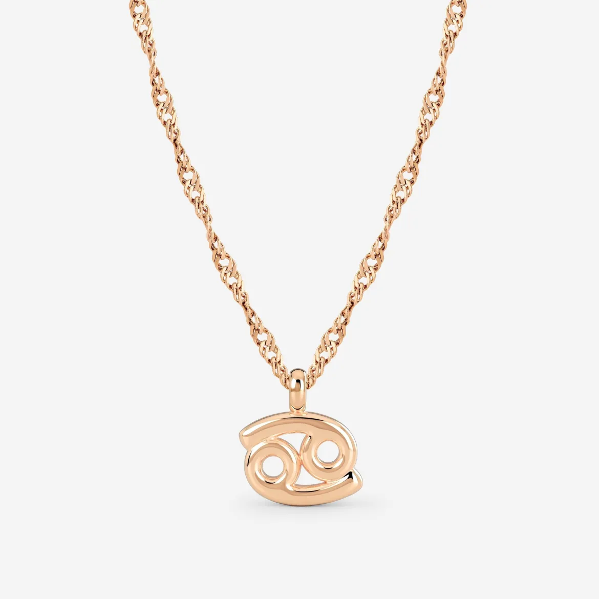 Cancer Bubble Necklace Roségold