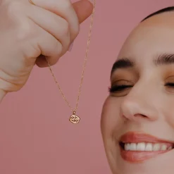Cancer Bubble Necklace Roségold
