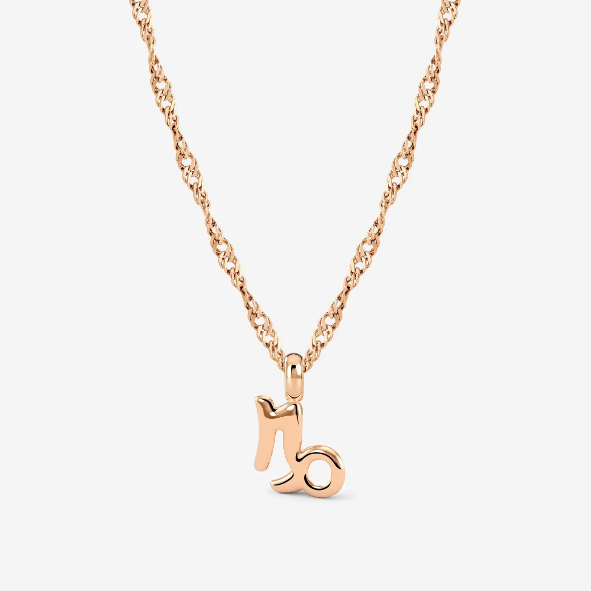 Capricorn Bubble Necklace Roségold