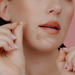 Capricorn Bubble Necklace Roségold