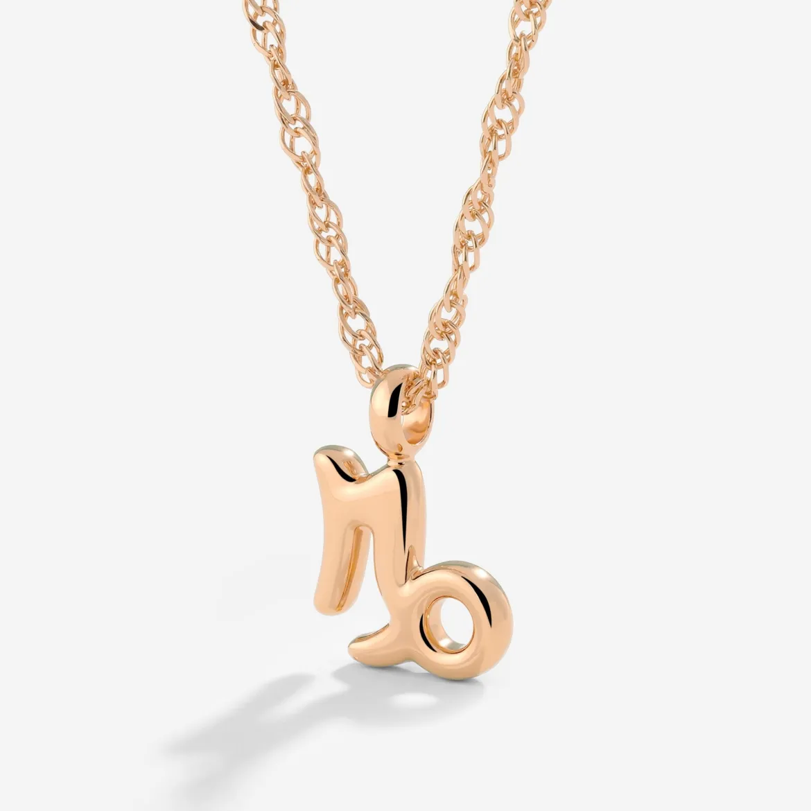 Capricorn Bubble Necklace Roségold