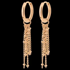Chain Overload Hoop Set Small Roségold