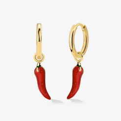 Chili Hoop Set Small Gold