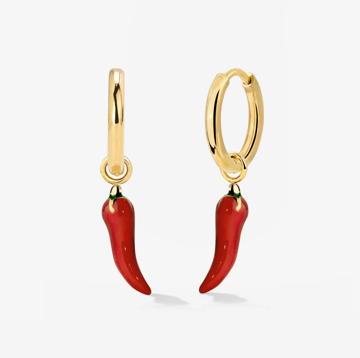 Chili Hoop Set Small Gold