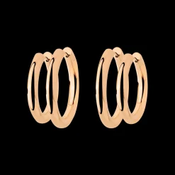 Chunky Lover Hoop Bundle Medium Roségold