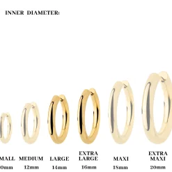 Chunky Lover Hoop Bundle Medium Roségold
