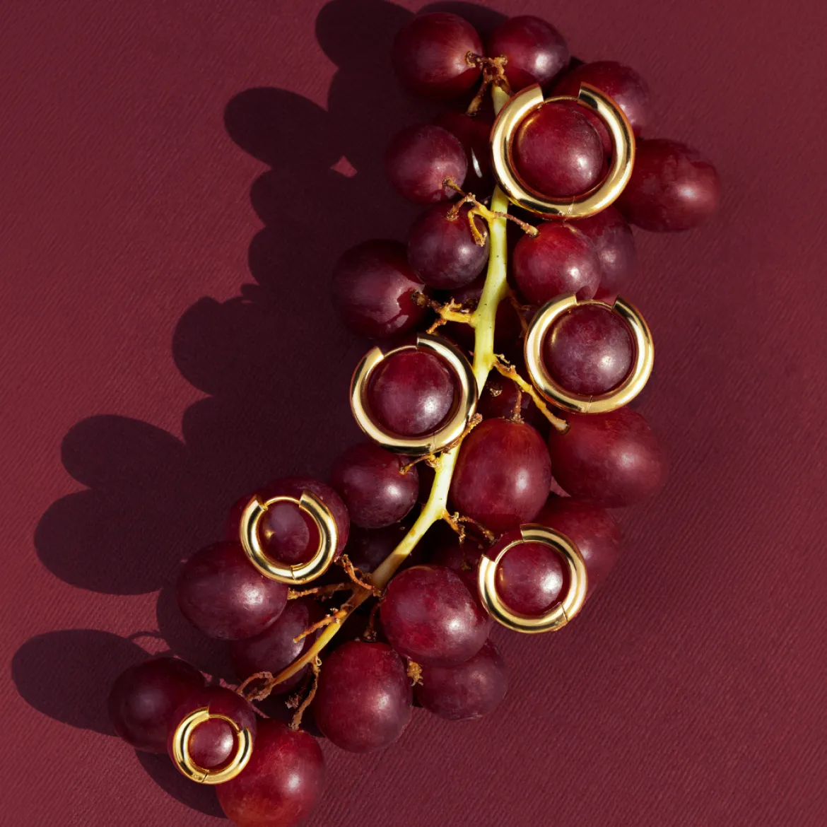Chunky Lover Hoop Bundle Medium Roségold
