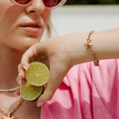 Chunky Starfish Bracelet Roségold