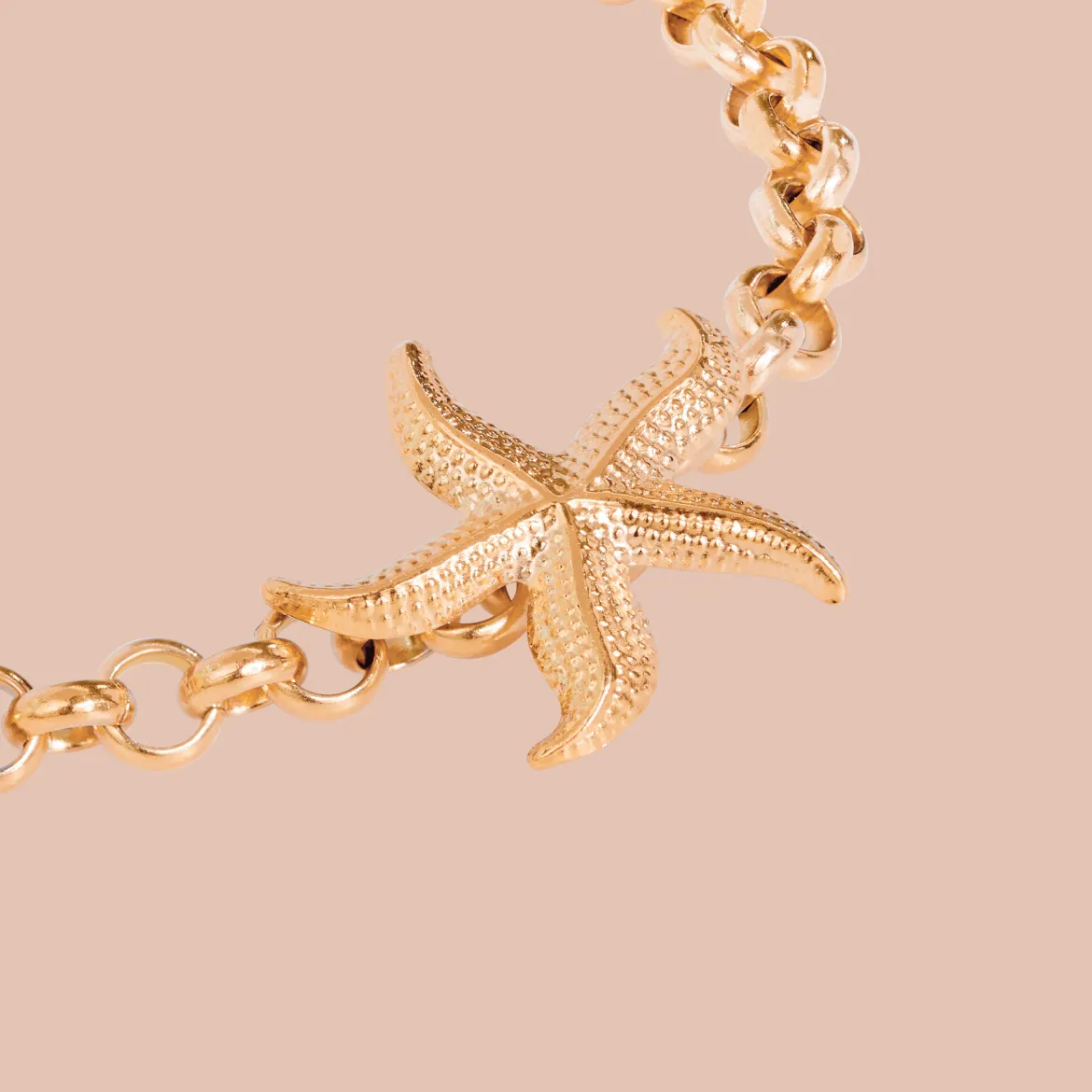 Chunky Starfish Bracelet Roségold