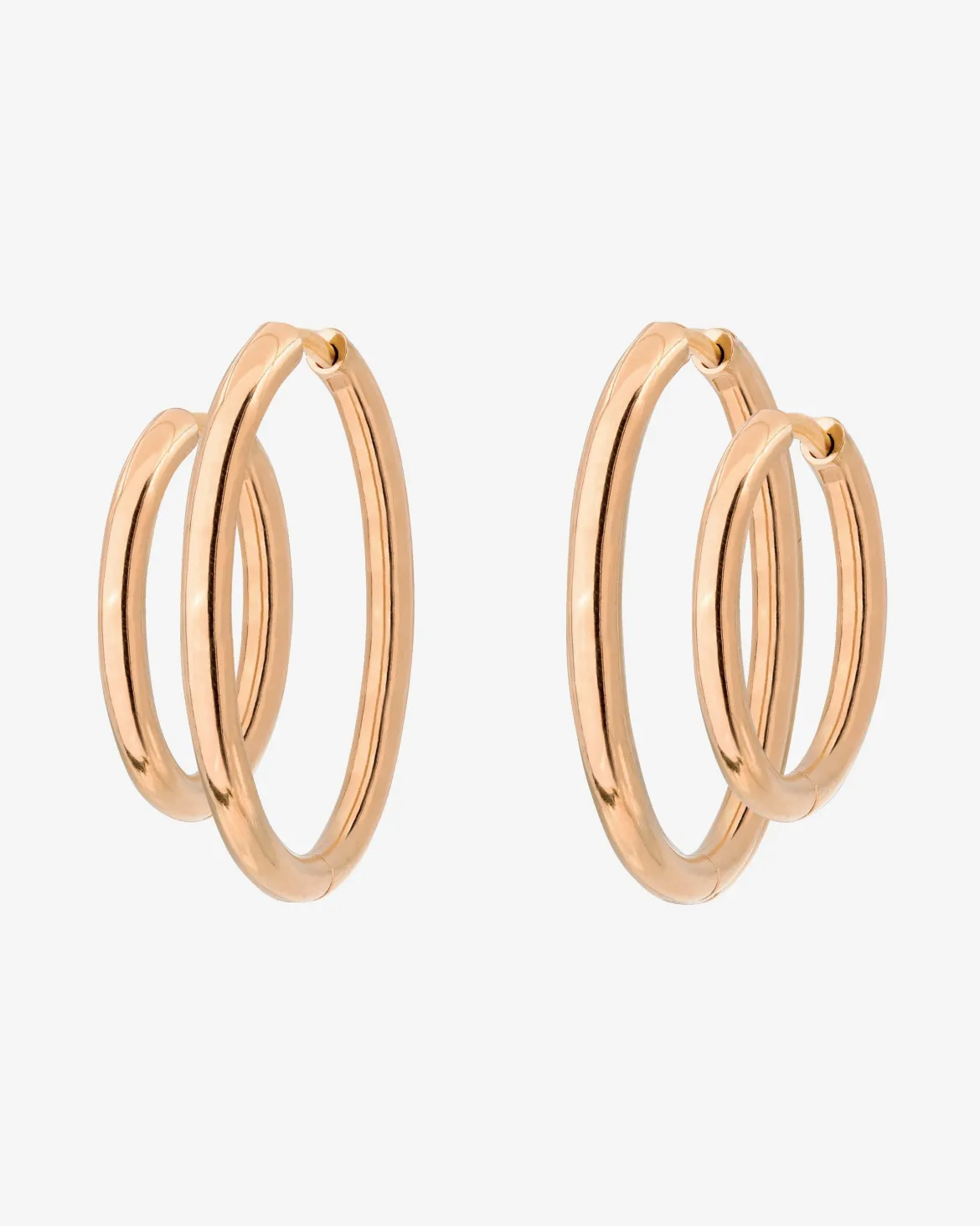 Clean Hoop Bundle Midi Roségold