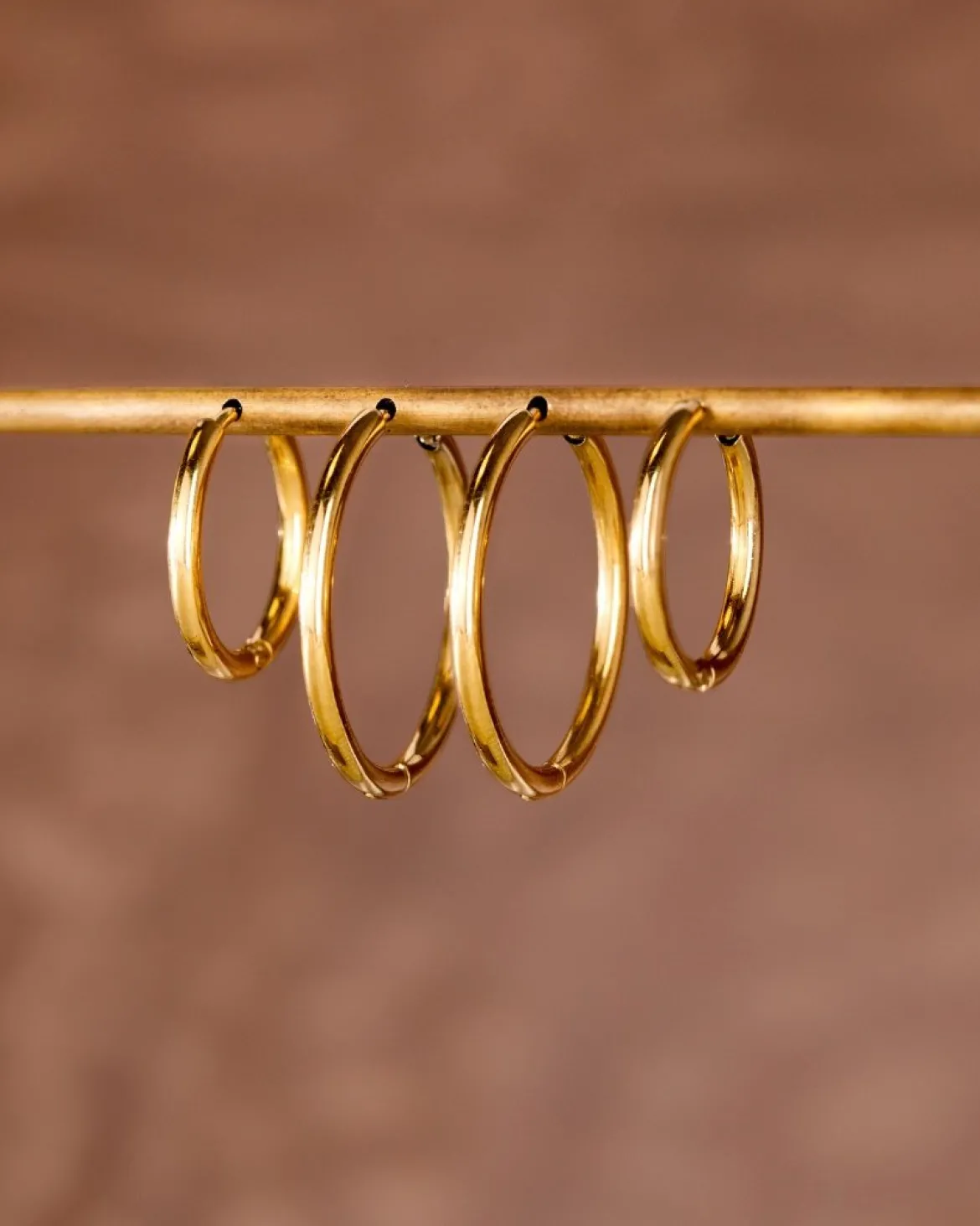 Clean Hoop Bundle Midi Roségold