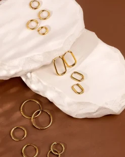 Clean Hoop Bundle Small Gold