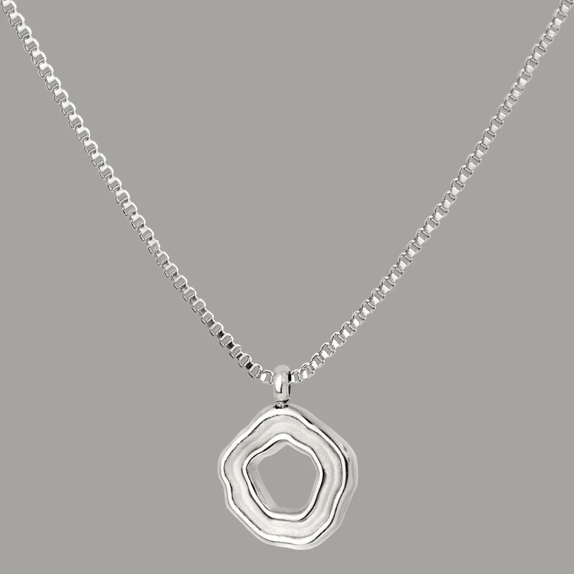 Coastal Charm Necklace Silber