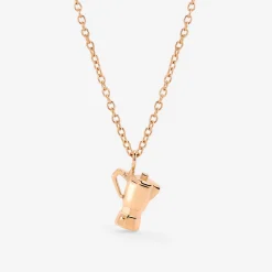 Coffee Lover Necklace Roségold