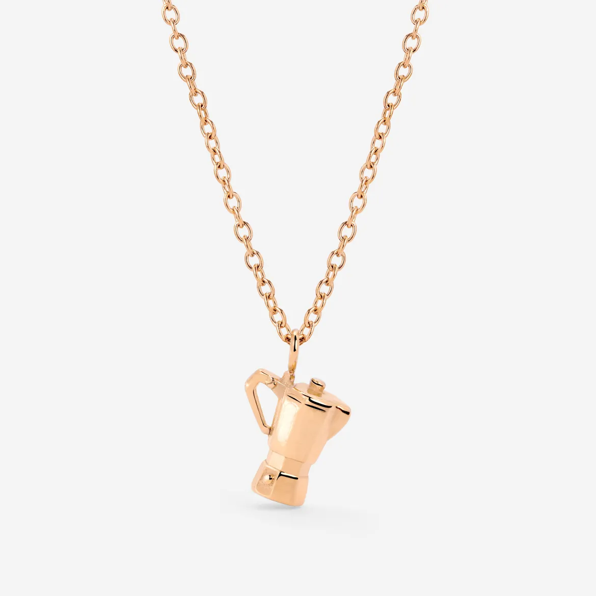 Coffee Lover Necklace Roségold