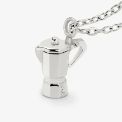 Coffee Lover Necklace Silber