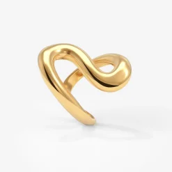 Coiled Ring Gold