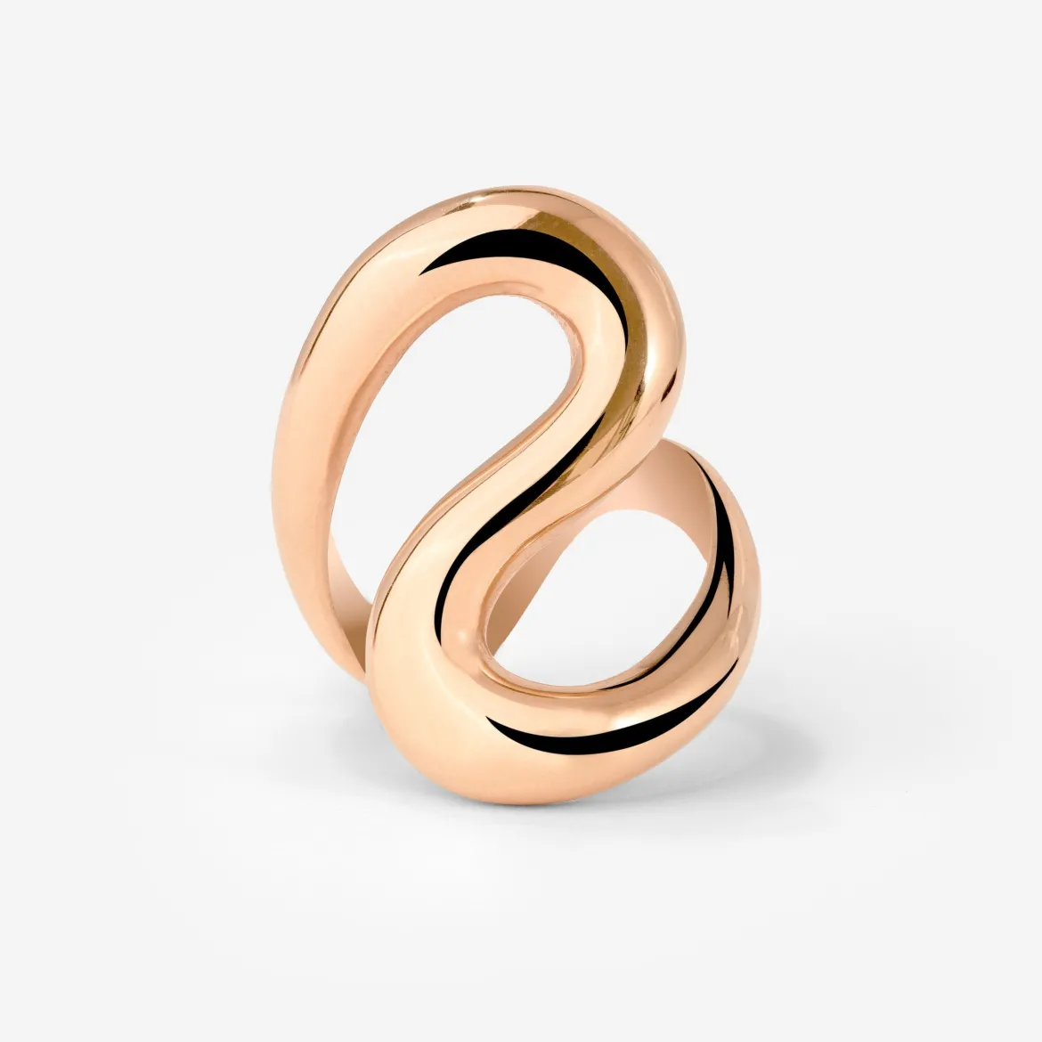 Coiled Ring Roségold