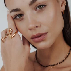 Coiled Ring Roségold