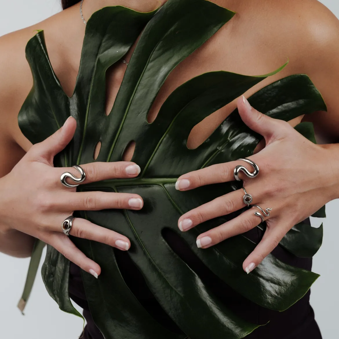 Coiled Ring Silber