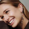 Colorful Conny Ear Cuff Silber