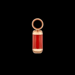 Coral Color Hoop Set Medium Roségold