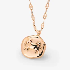 Crab Chaser Necklace Roségold