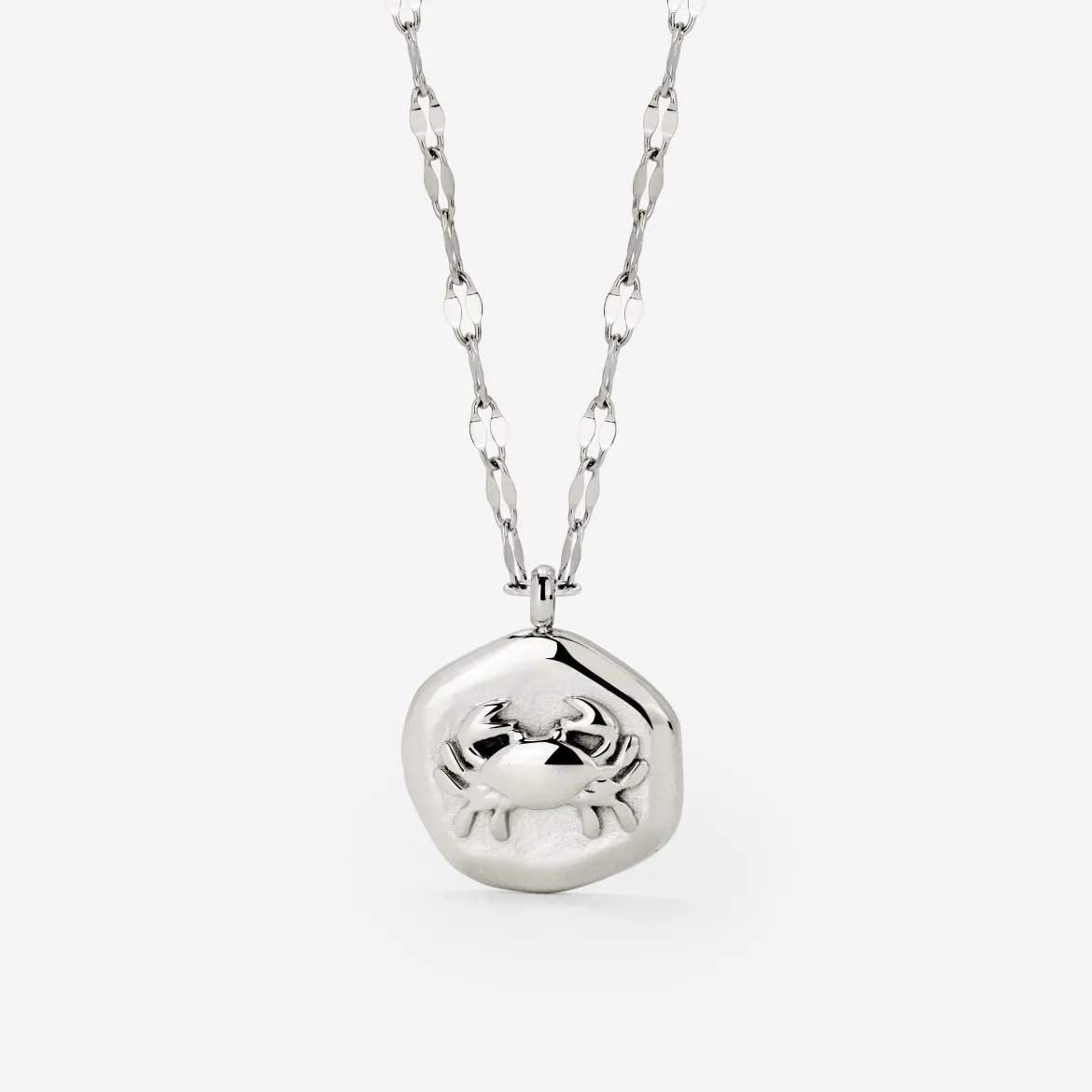 Crab Chaser Necklace Silber