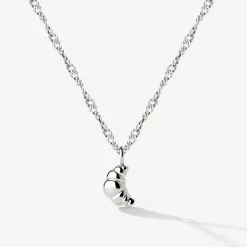Croissant Necklace Silber