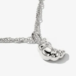Croissant Necklace Silber