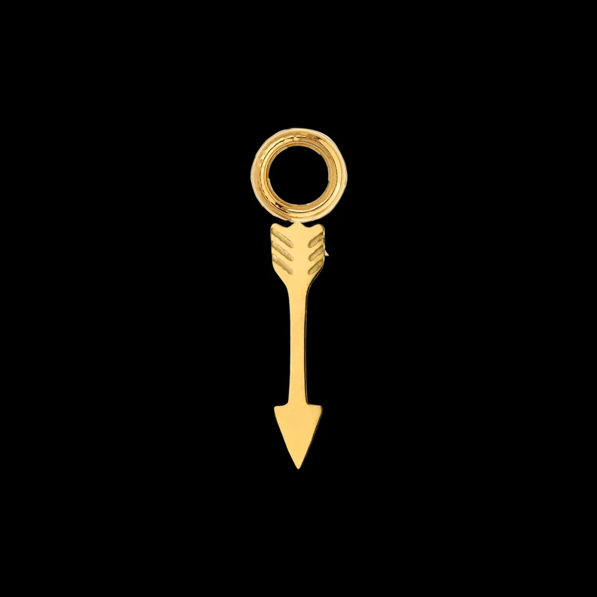 Cupid Arrow Hoopies Gold