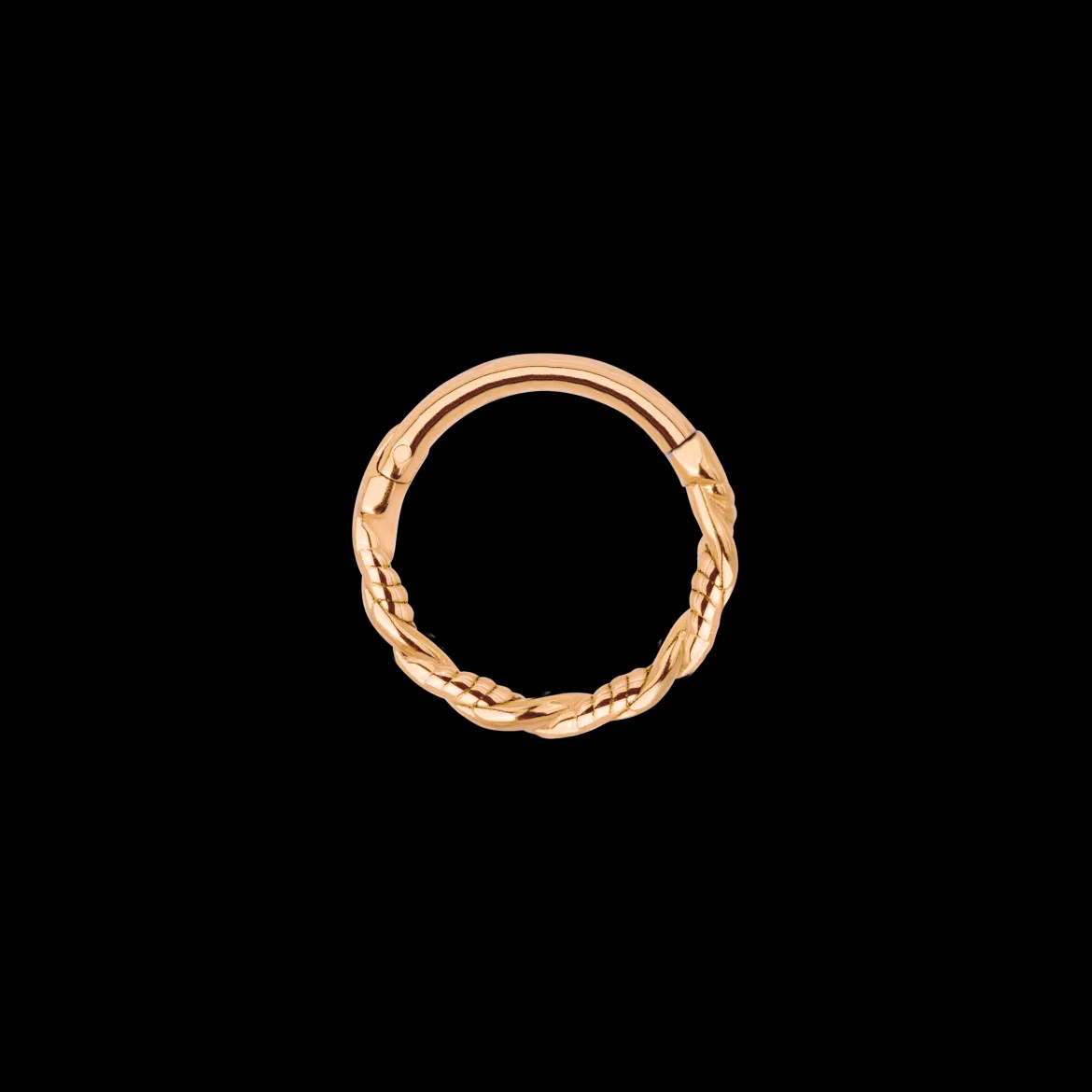Curly Twist Piercing Roségold
