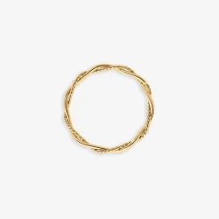 Curly Twist Ring Gold