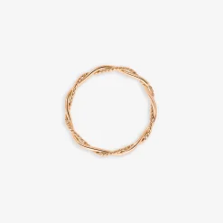 Curly Twist Ring Roségold