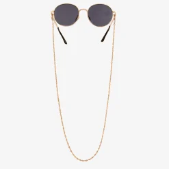 Curly Twist Sunglasses Chain Roségold
