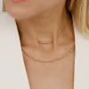 Curvy Beads Choker Roségold