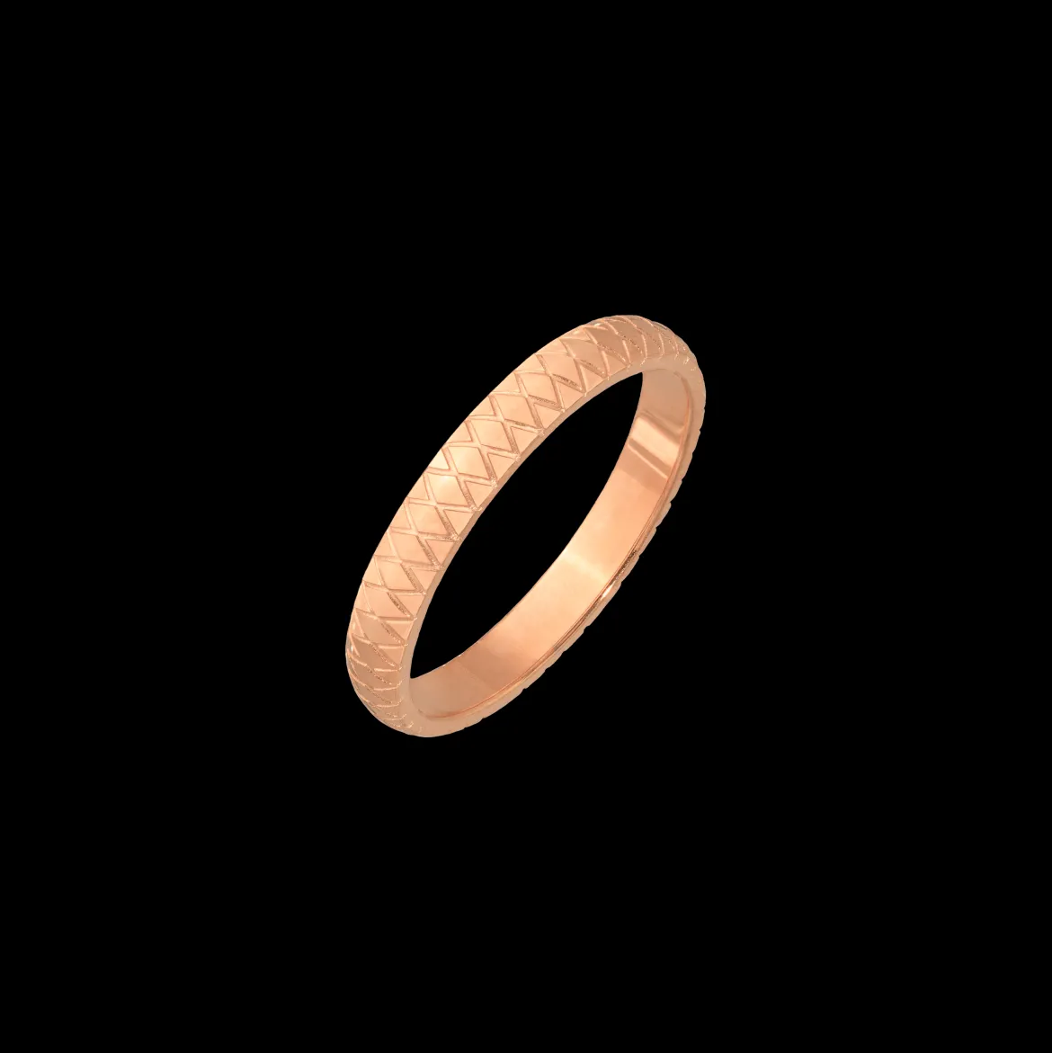 Cute Pattern Ring Roségold