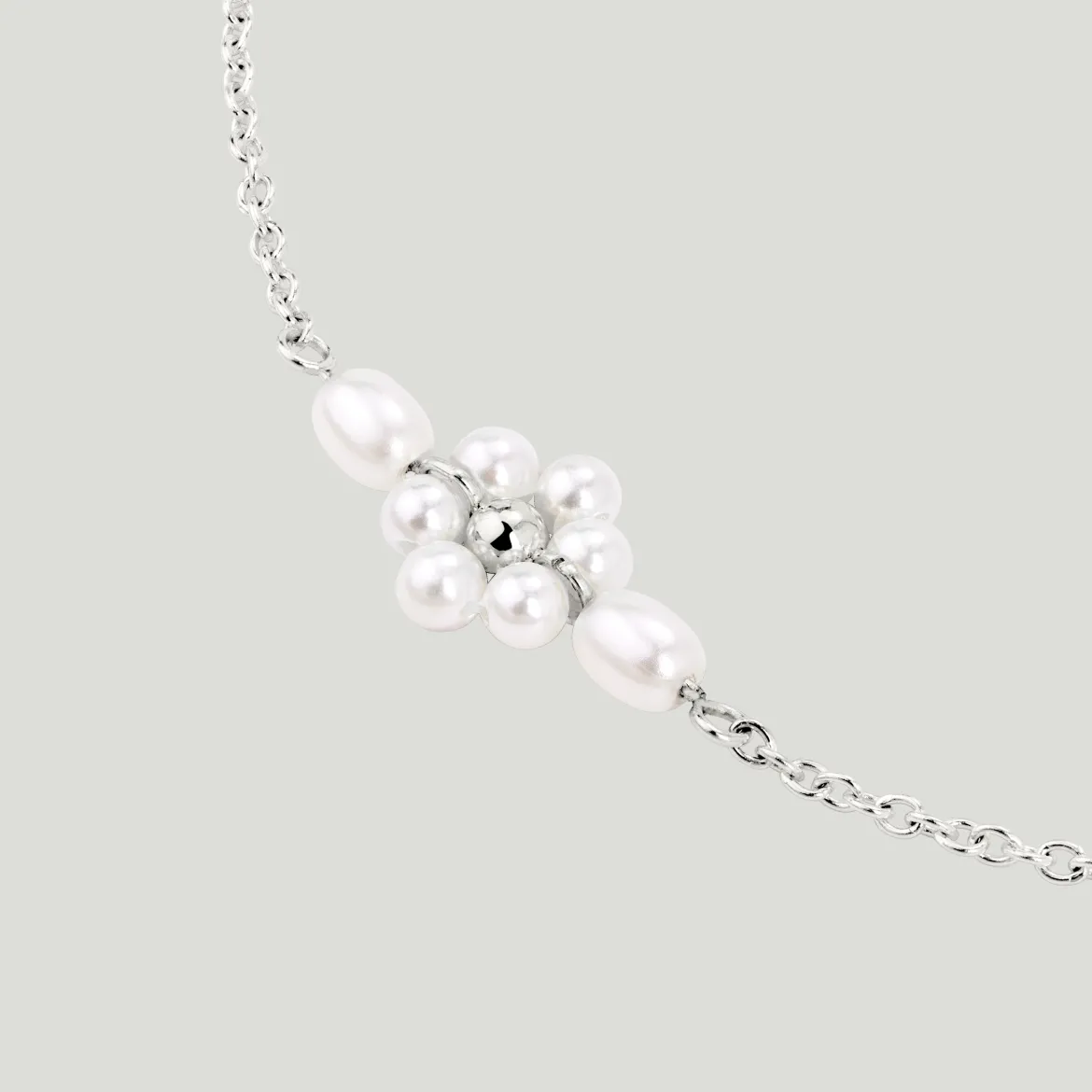 Daisy Choker Silber