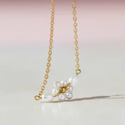 Daisy Choker Silber