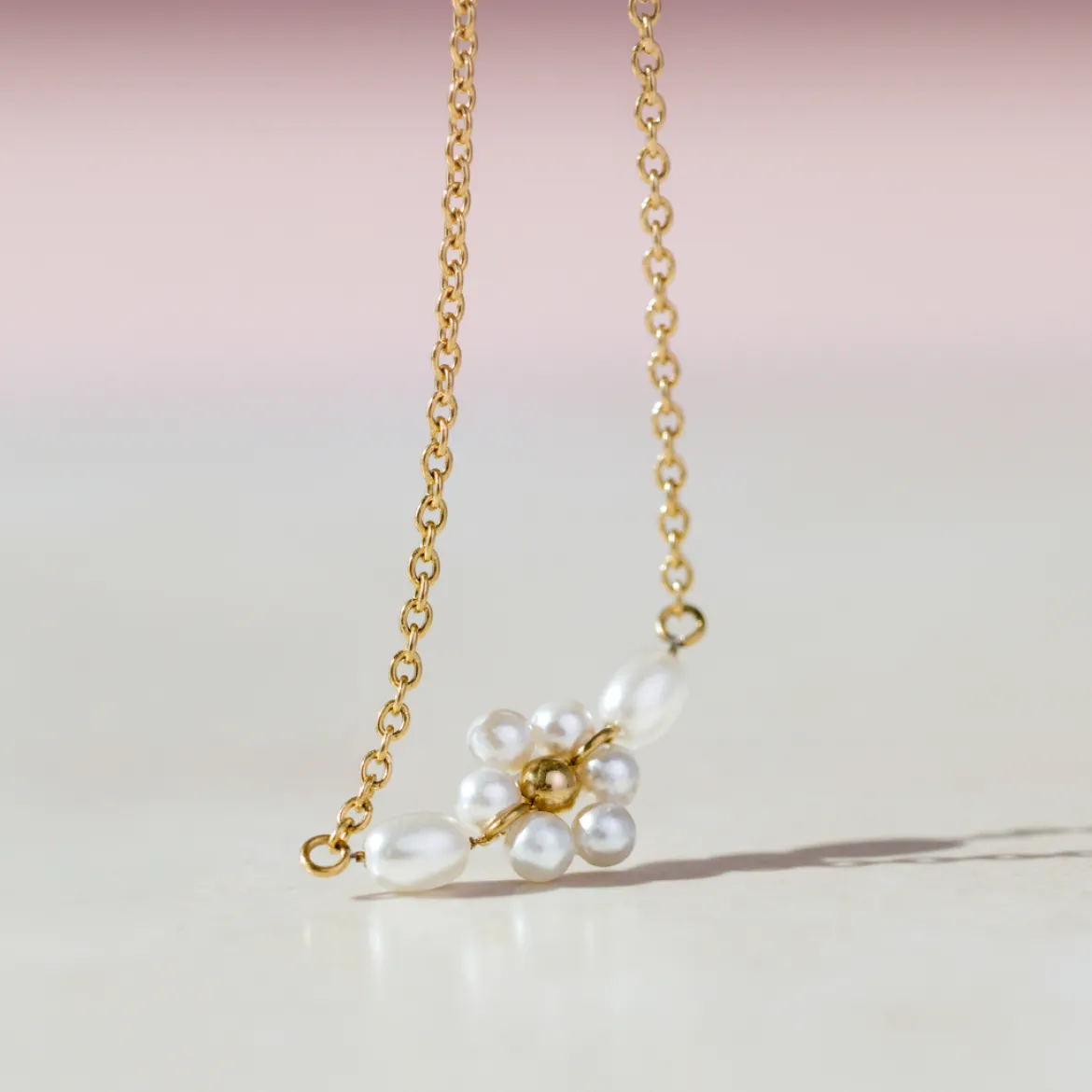 Daisy Choker Silber