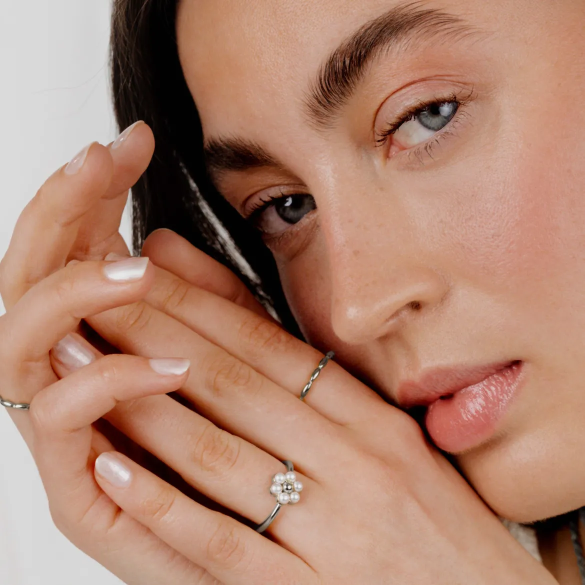 Daisy Ring Silber