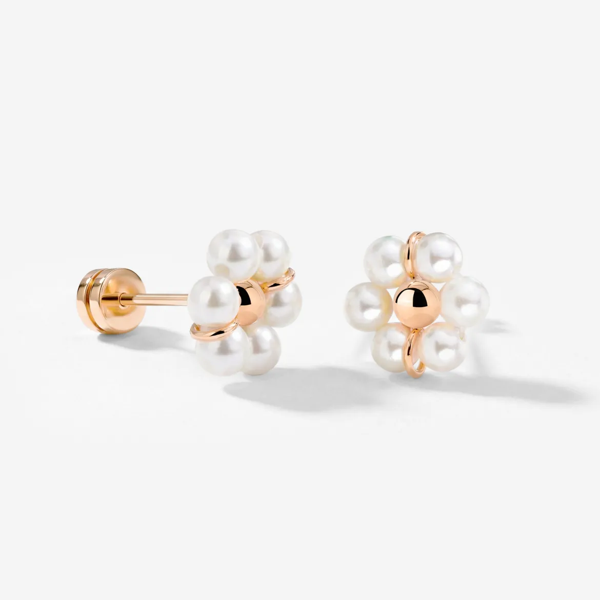 Daisy Studs Roségold