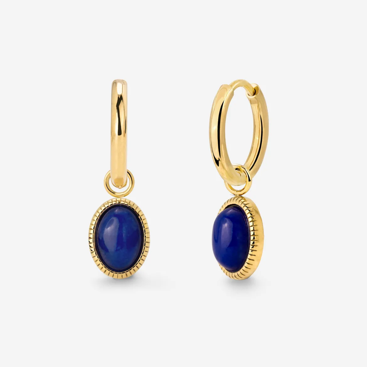 Deep Sea Hoop Set Small Gold