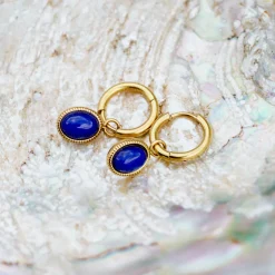 Deep Sea Hoop Set Small Silber