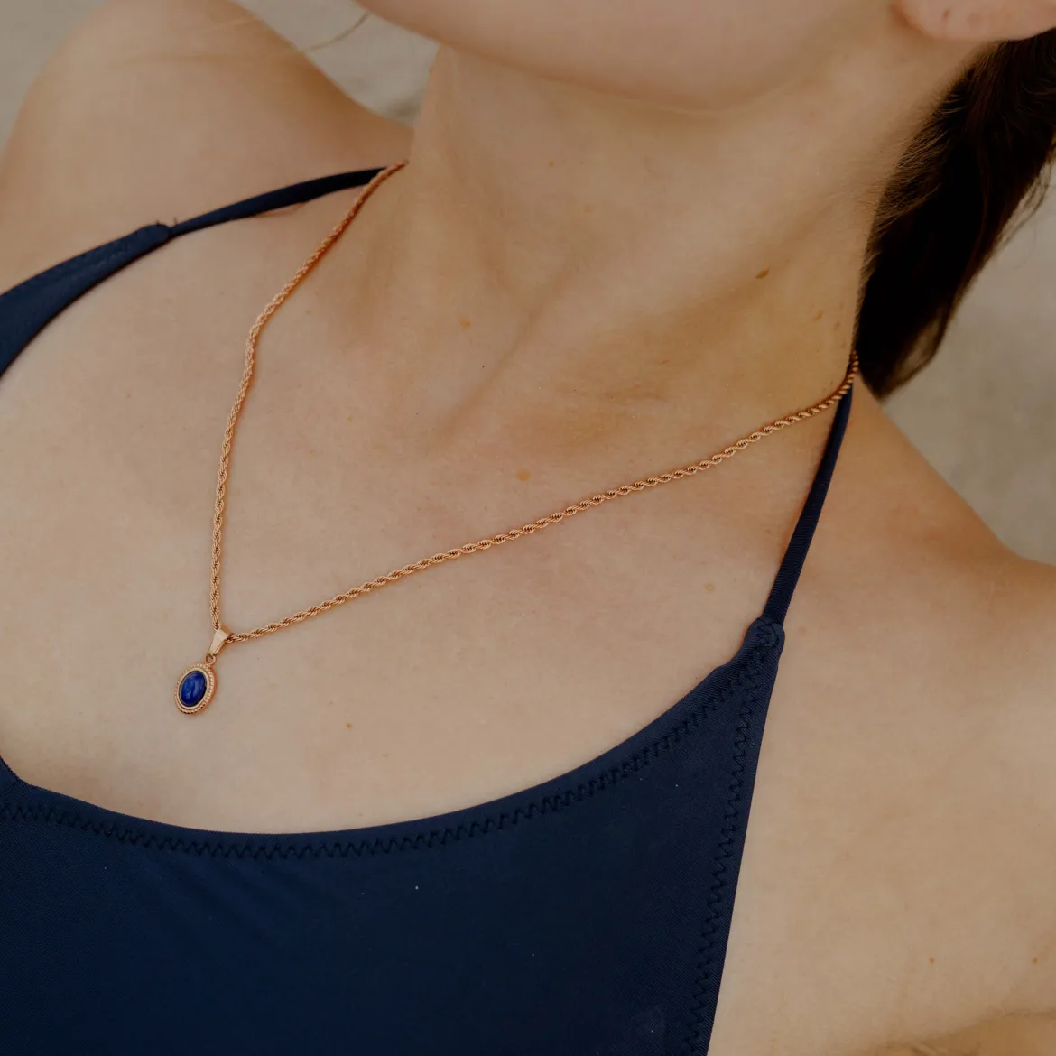 Deep Sea Necklace Roségold