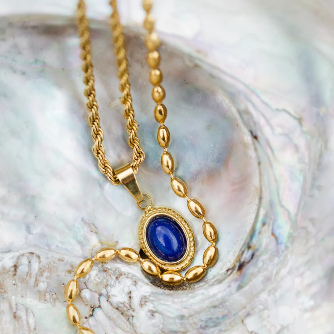 Deep Sea Necklace Roségold