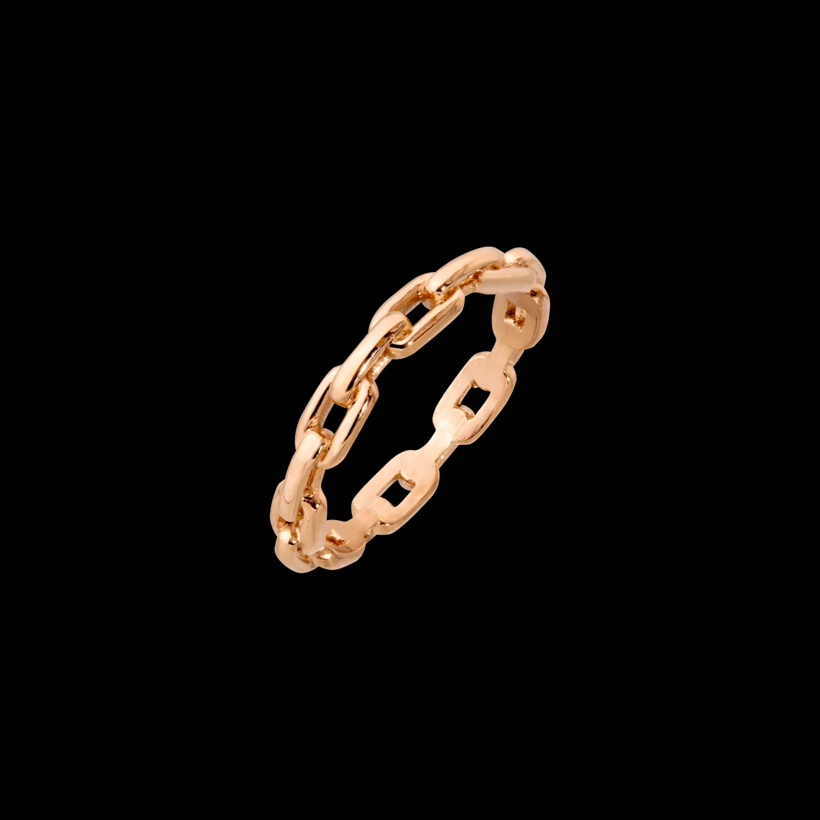 Delicate Chain Ring Roségold