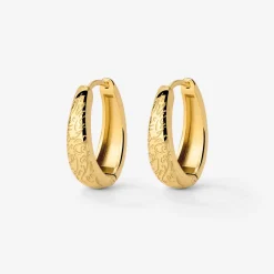 Desert Glow Hoops Gold