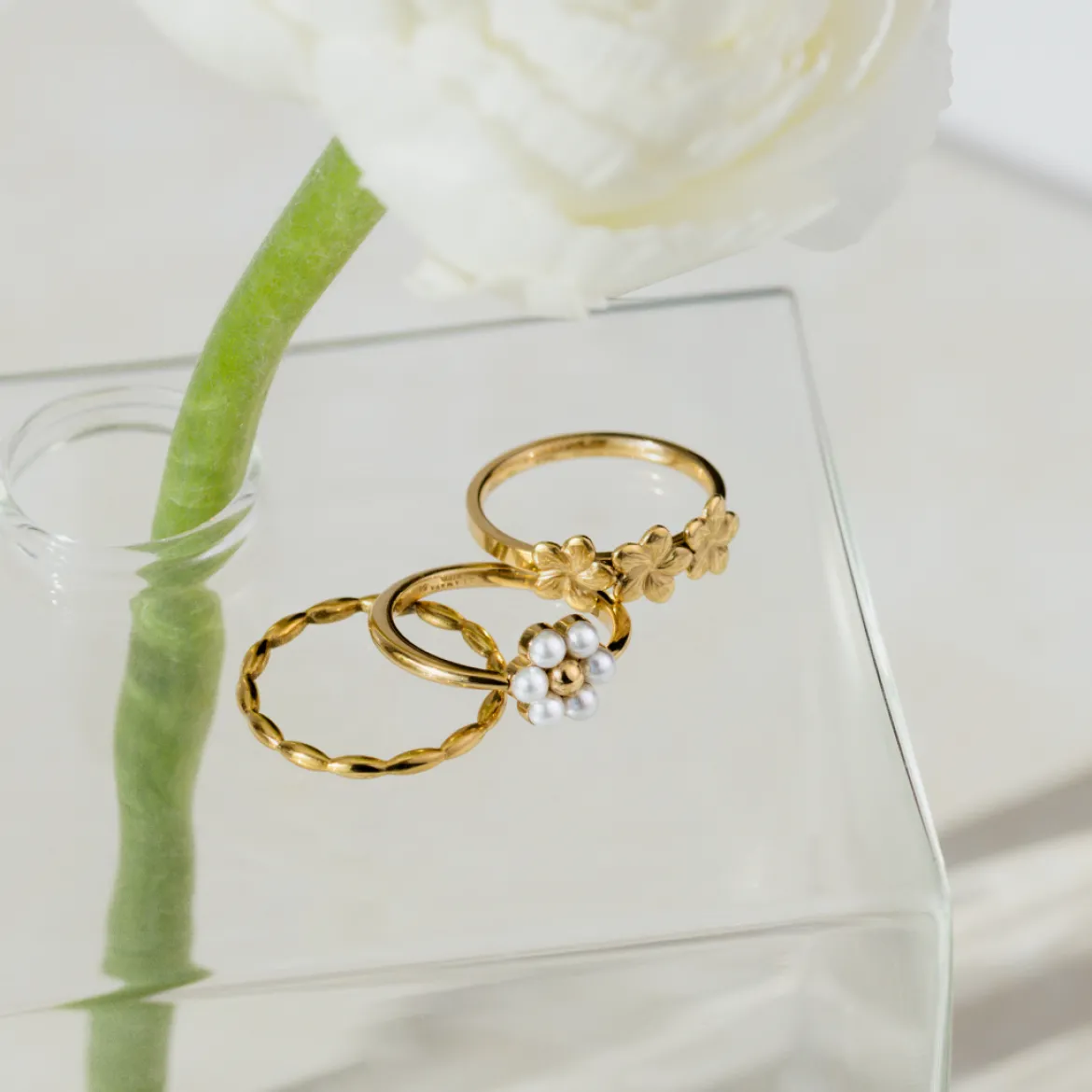 Dewdrop Ring Silber